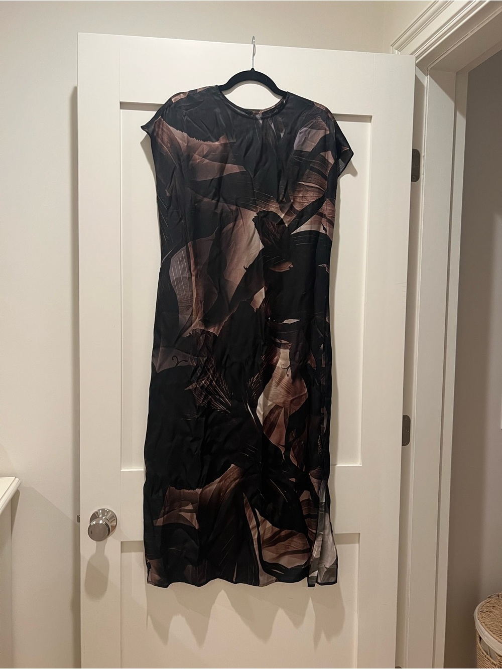 AllSaints iris dress. coffee brown color way - Picture 5 of 9